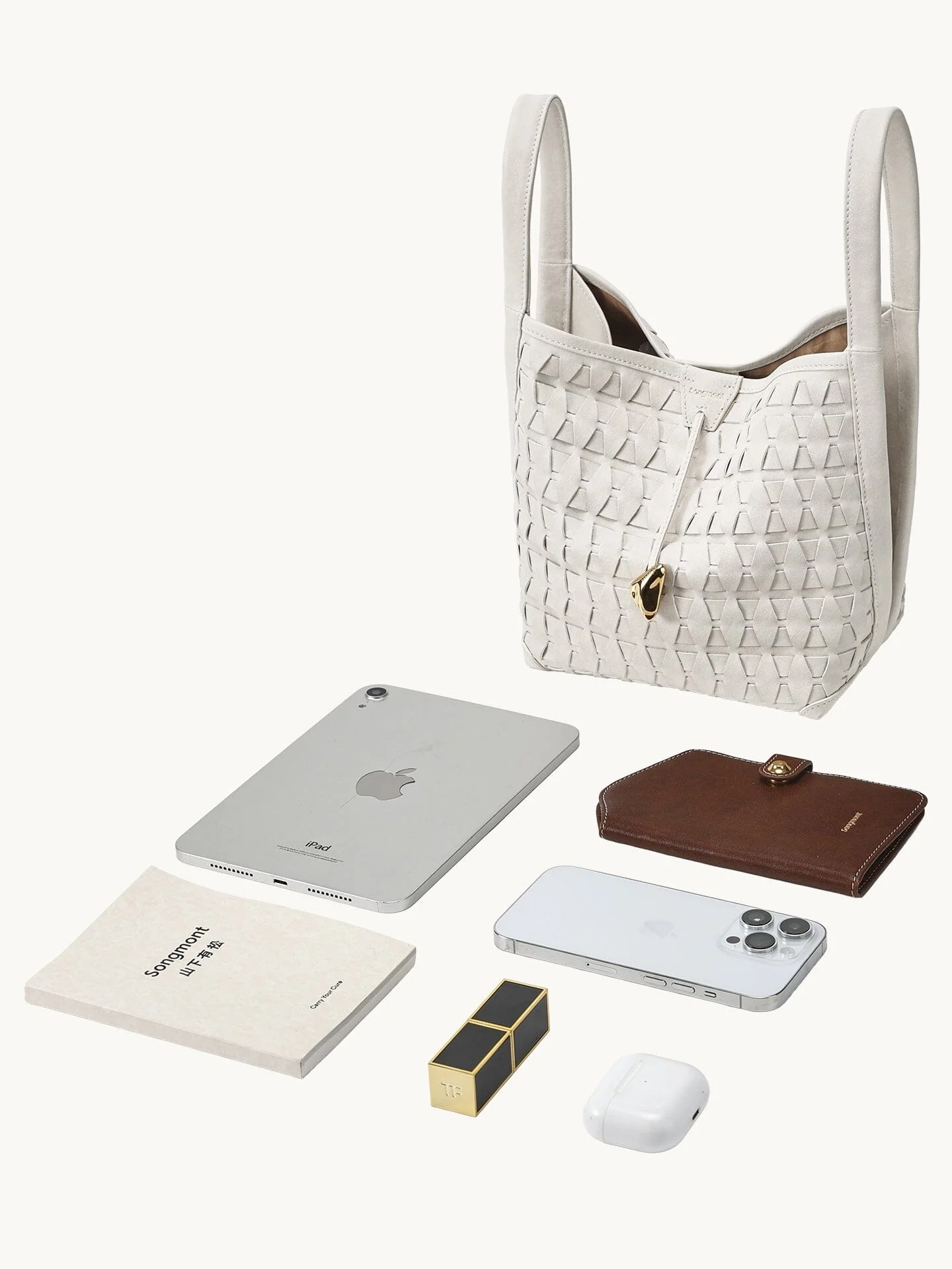 Lattice Bucket Bag - Image 10
