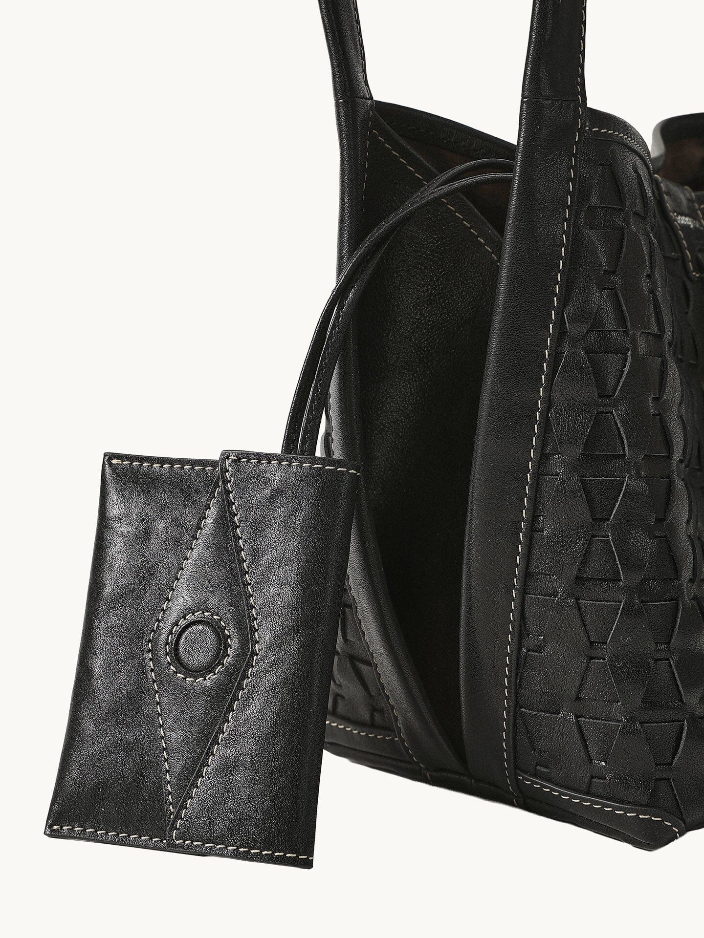 Lattice Bucket Bag - Image 6