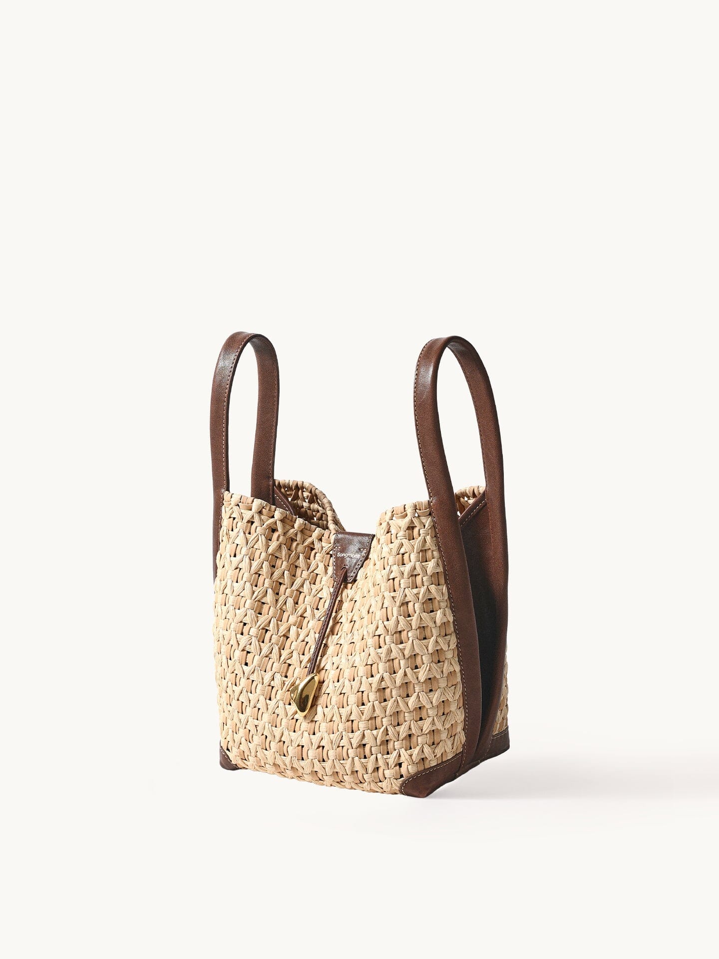 Lattice Bucket Bag