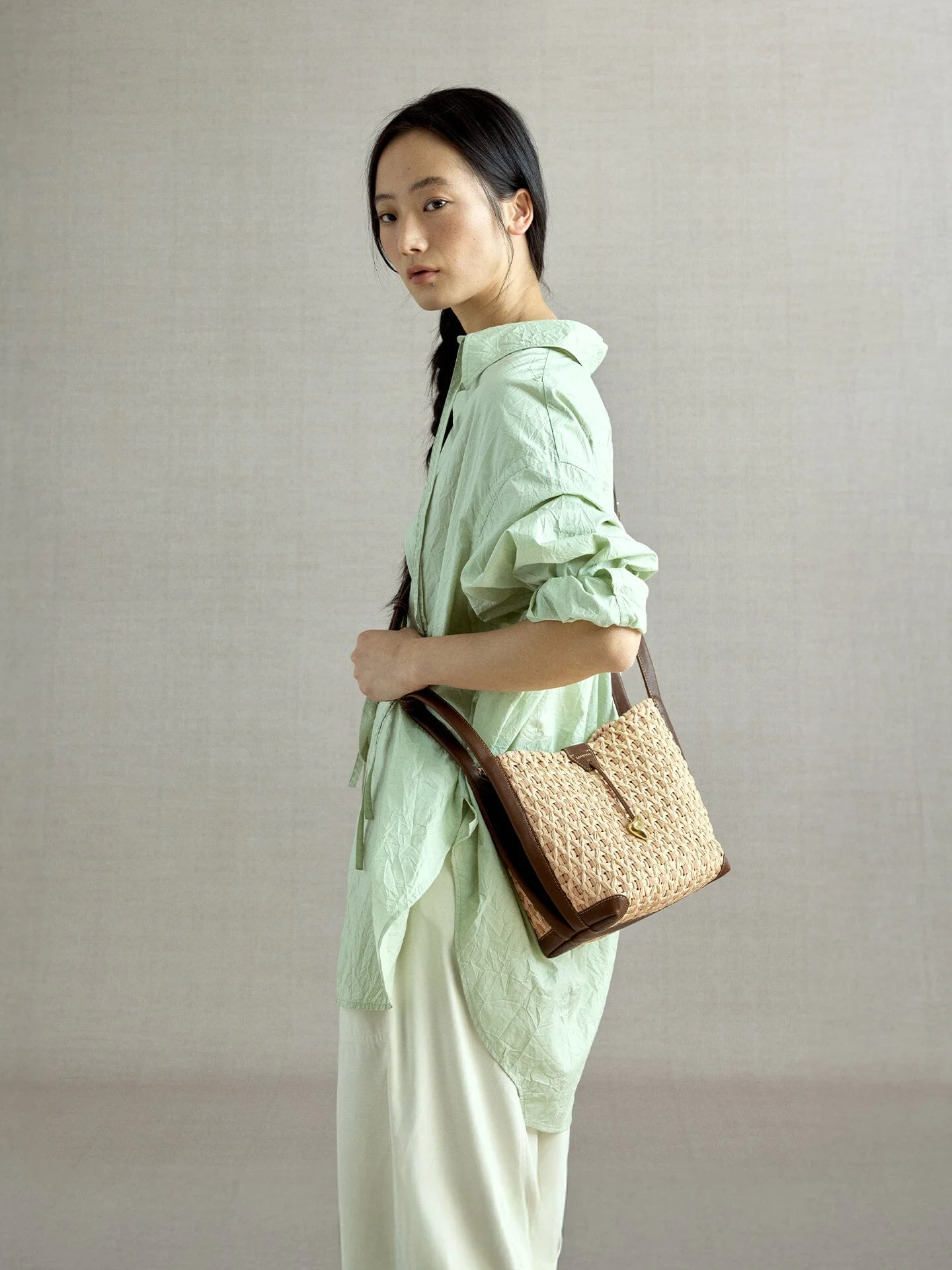 Lattice Bucket Bag - Image 2