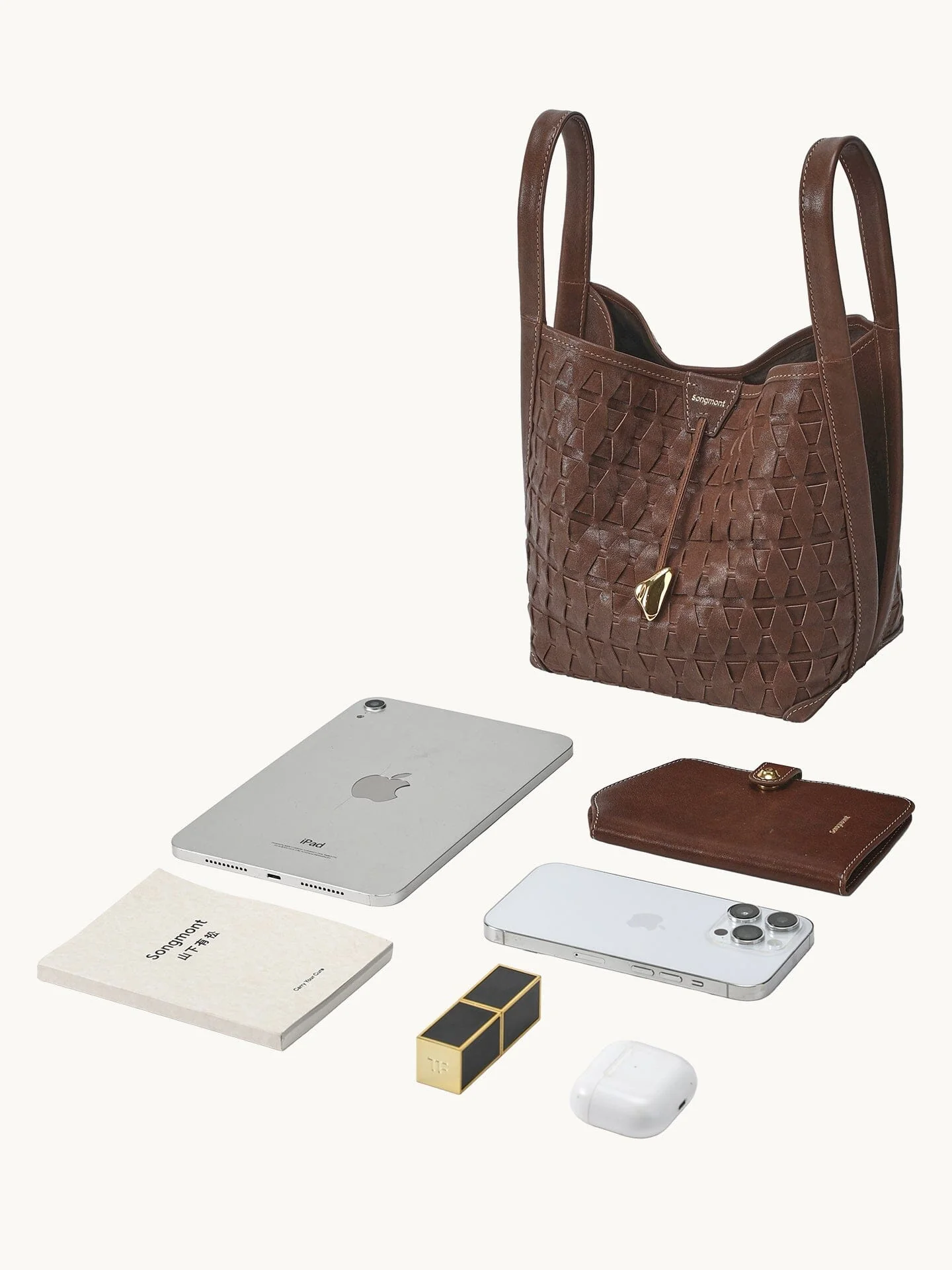 Lattice Bucket Bag - Image 8