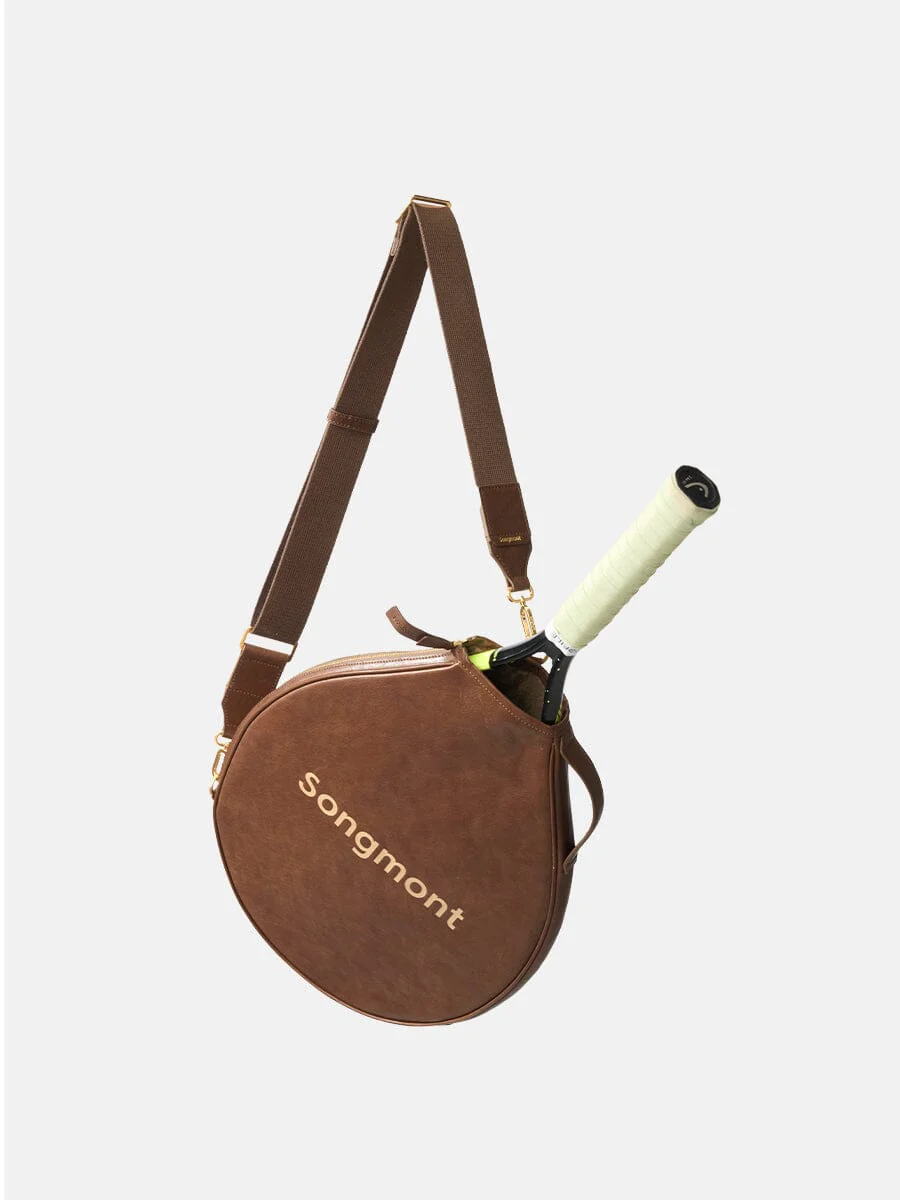 Leather Tennis Racket Cover - Image 3