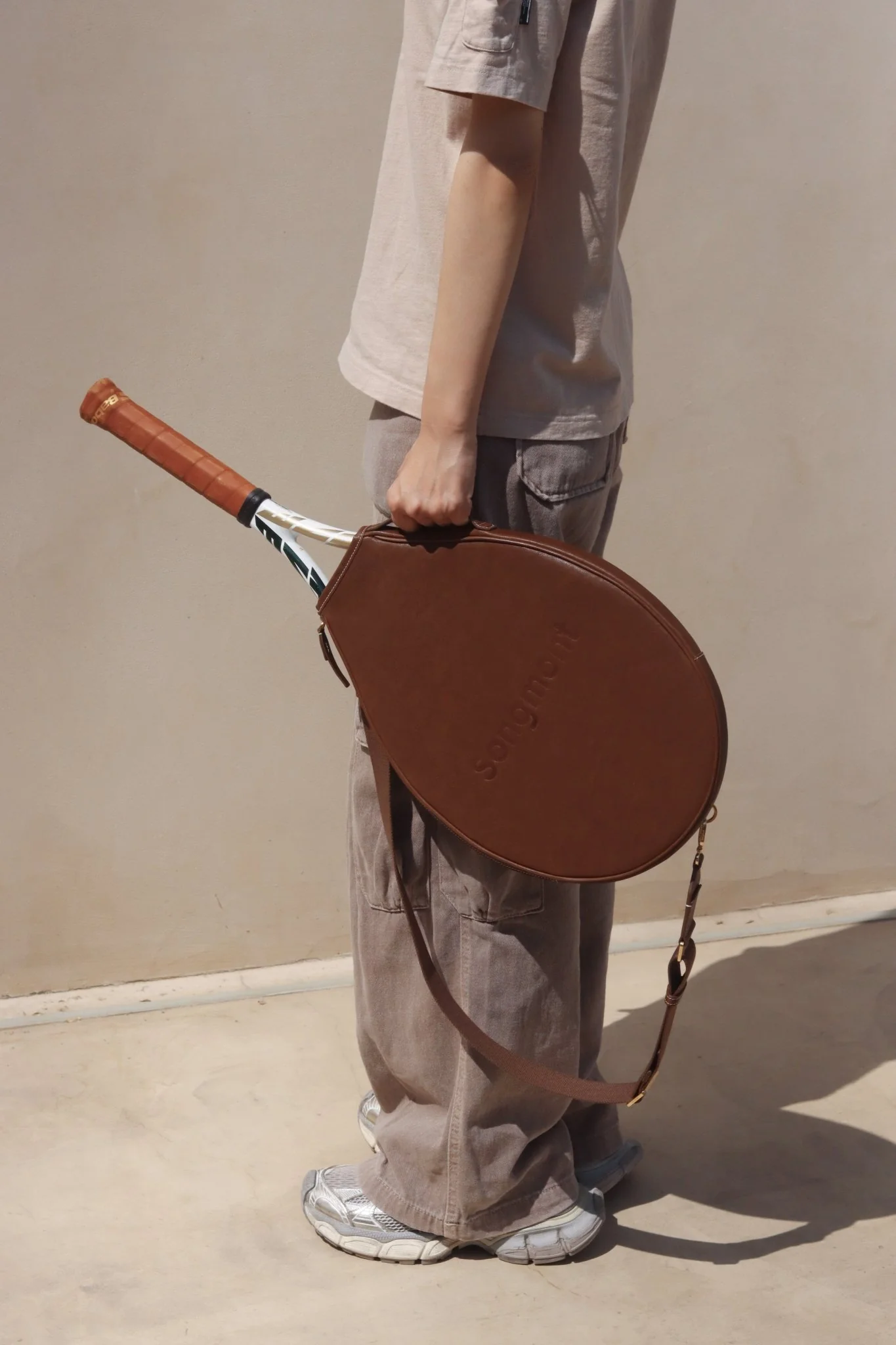 Leather Tennis Racket Cover - Image 6