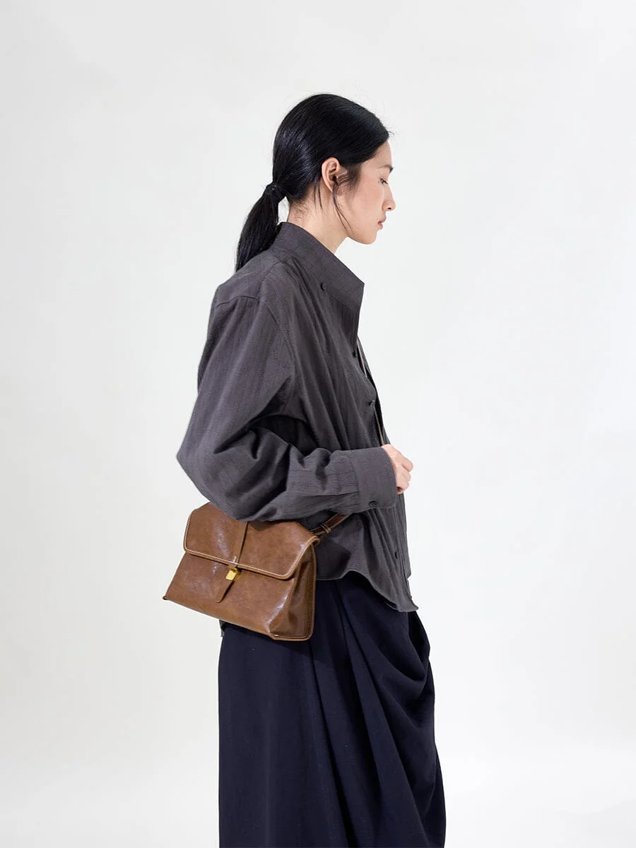 Small Shan Satchel Bag - Image 6